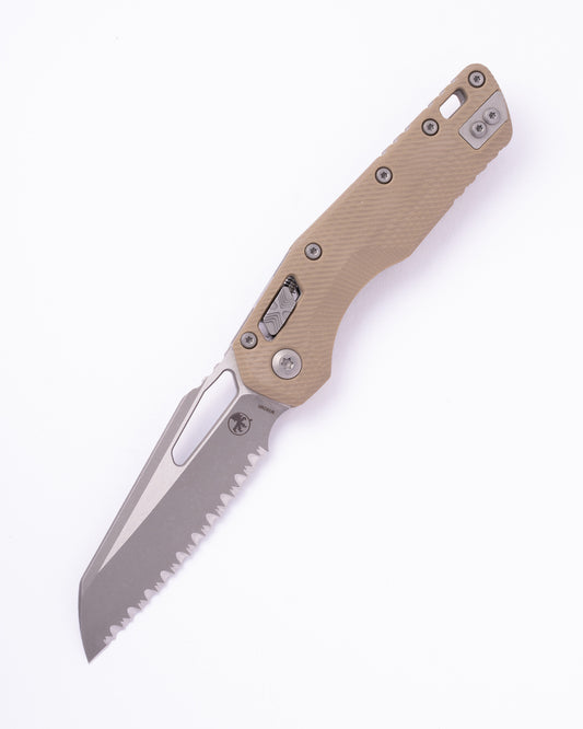 MSI S/E APOCALYPTIC FULL SERRATE FLUTED G-10 TAN (210-12APFLGTTA)