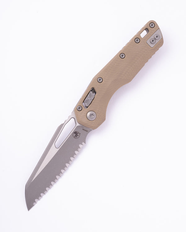 MSI® S/E APOCALYPTIC FULL SERRATE FLUTED G-10 TAN (210-12APFLGTTA)