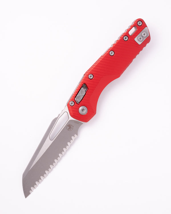 MSI® S/E Apocalyptic® Full Serrate Fluted Aluminum Red (210-12APFLRD)