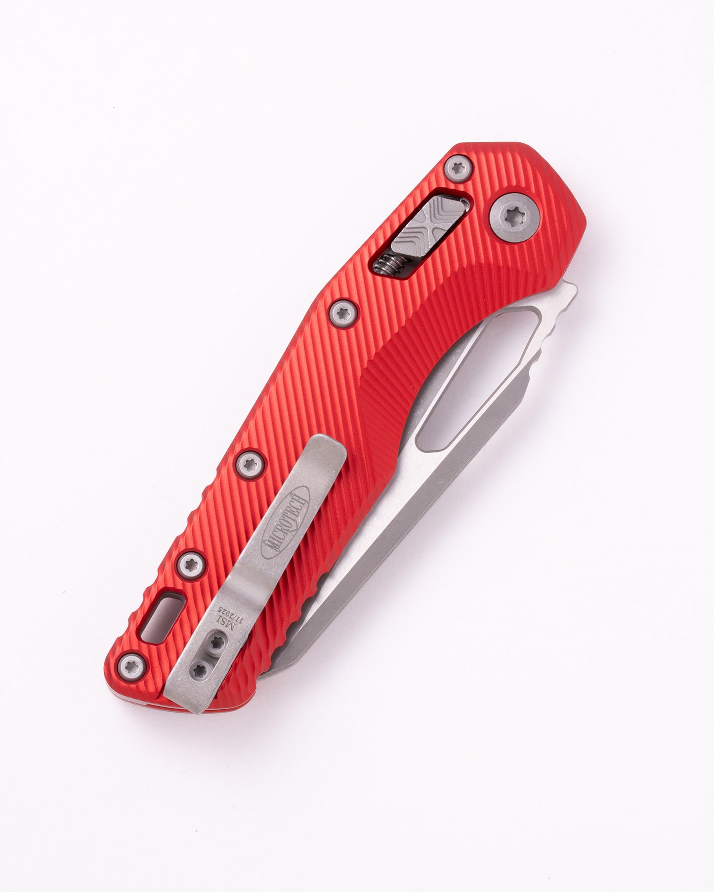MSI® S/E Apocalyptic® Full Serrate Fluted Aluminum Red (210-12APFLRD)
