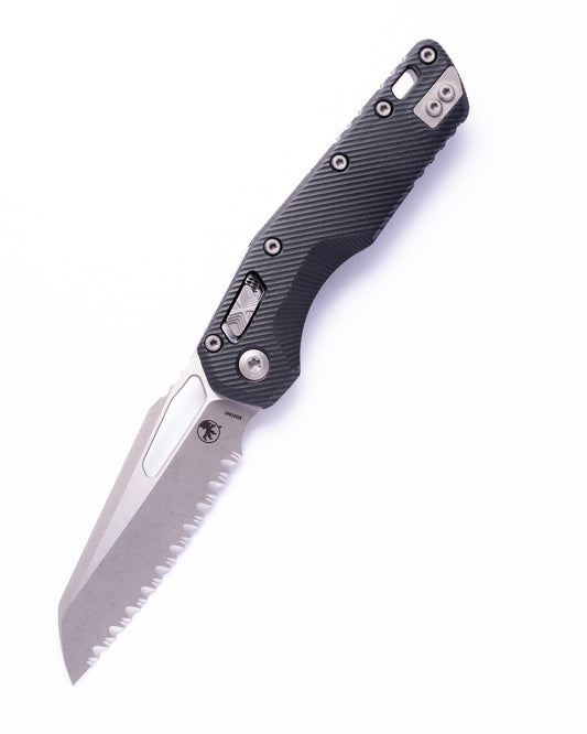 MSI S/E APOCALYPTIC FULL SERRATE FLUTED G-10 BLACK (210-12APFLGTBK)