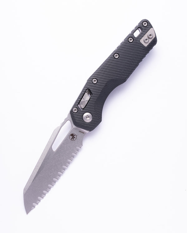 MSI® S/E STONEWASH FULL SERRATE FLUTED G-10 BLACK (210-12FLGTBK)