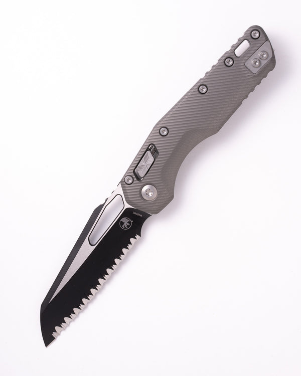 MSI® S/E Black Full Serrate Fluted Aluminum Natural Clear (210-3FLNC)