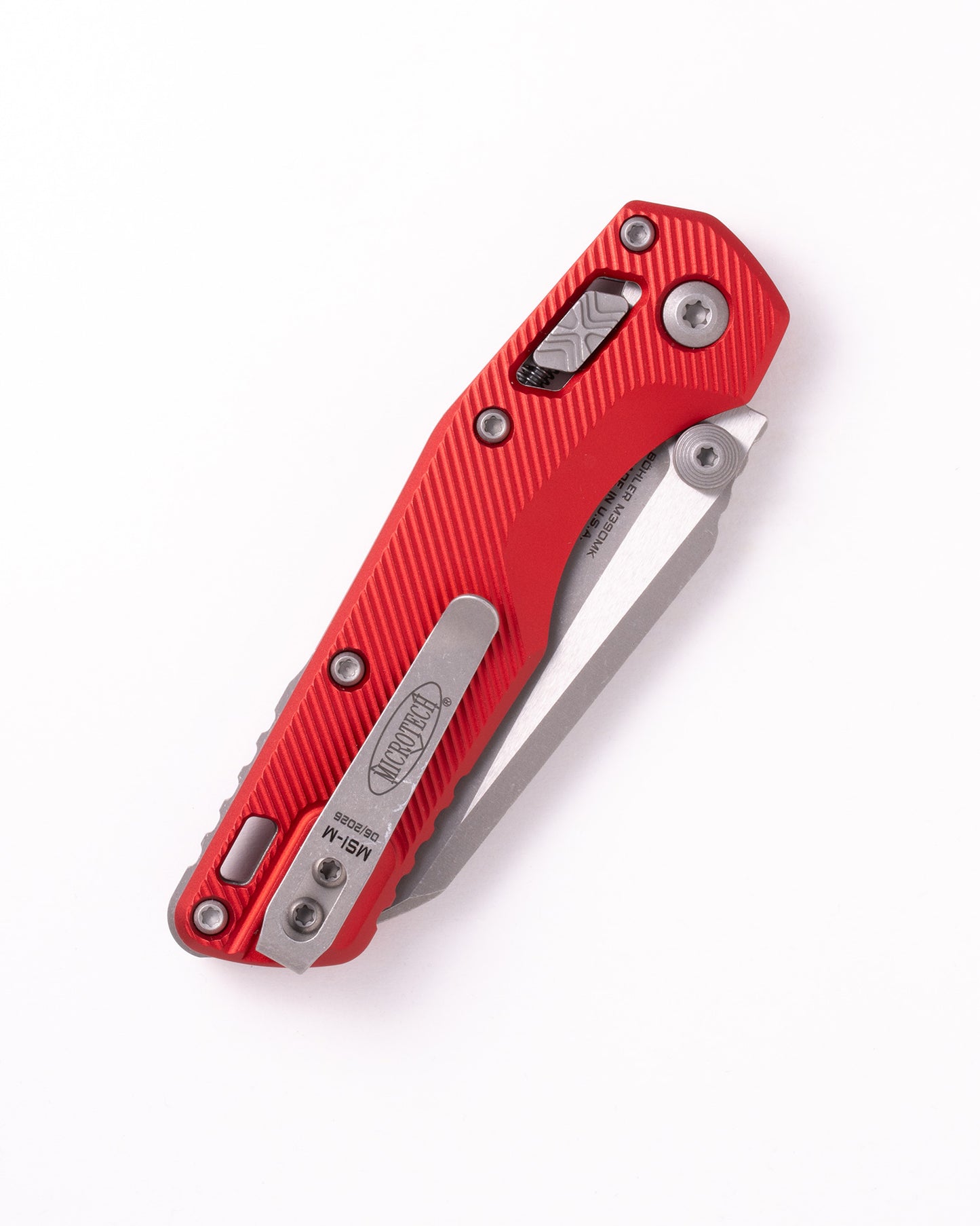 MSI® Mini Ram-Lok® Apocalyptic® Standard Fluted Aluminum Red (210M-10APFLRD)