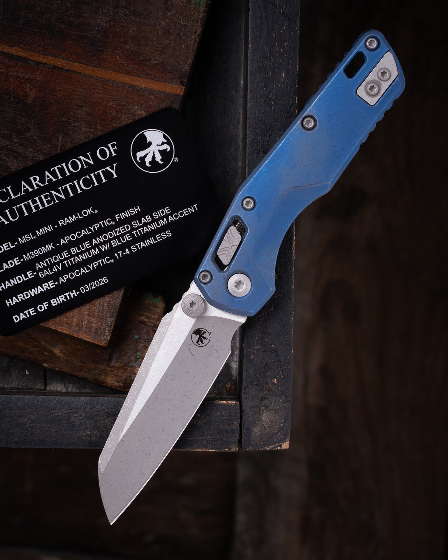 MSI® RAM-LOK® MINI MARFIONE SELECT APOCALYPTIC FINISH ANTIQUE BLUE