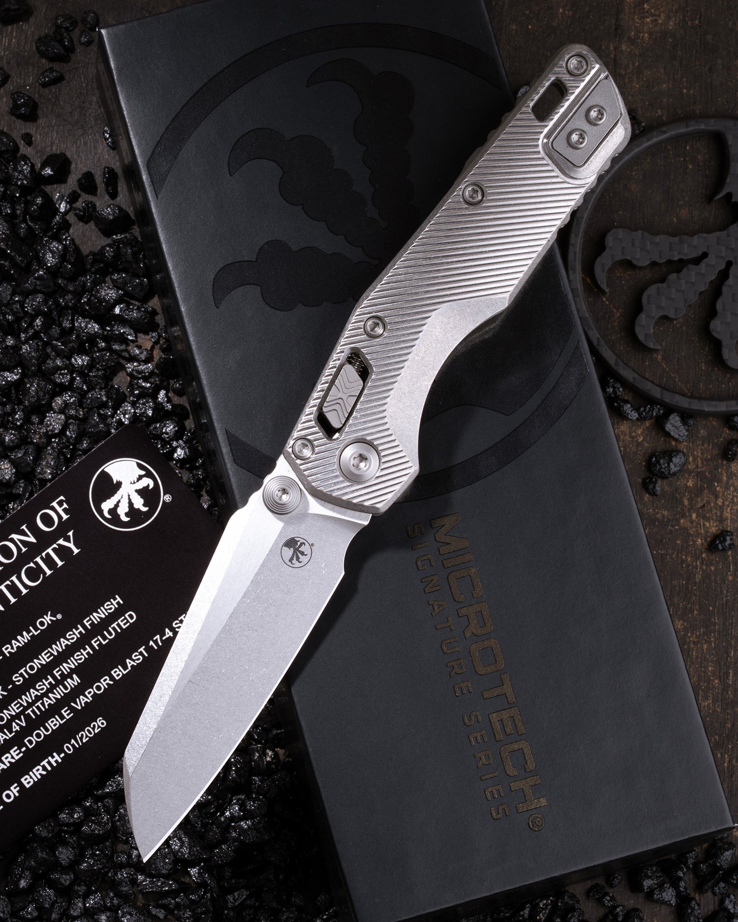 MSI MINI – RAM-LOK MARFIONE SELECT STONEWASH FINISH STONEWASH FINISH FLUTED TITANIUM DOUBLE VAPOR BLAST STAINLESS