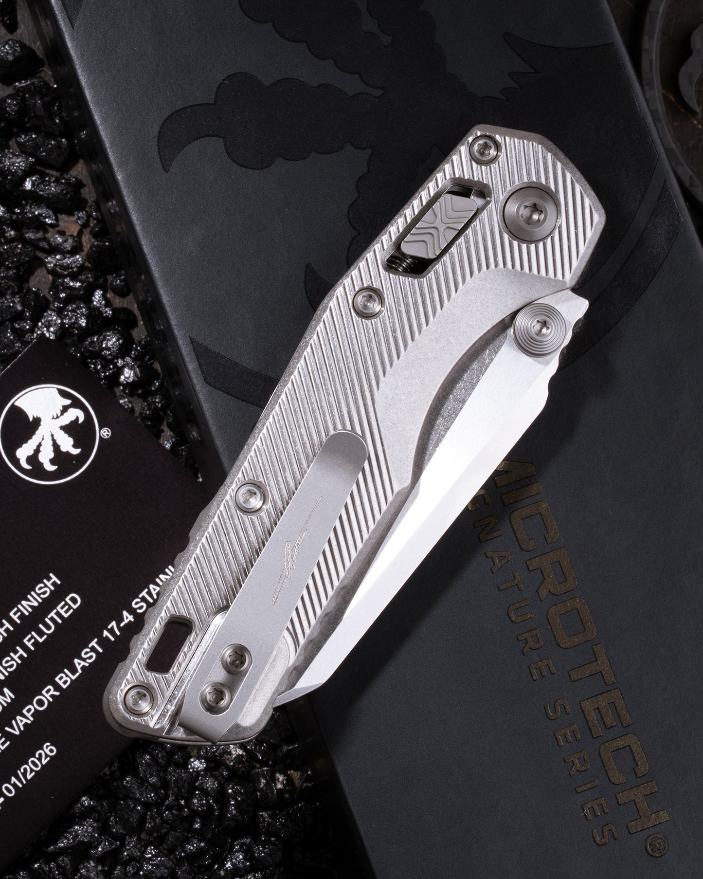 MSI MINI – RAM-LOK MARFIONE SELECT STONEWASH FINISH STONEWASH FINISH FLUTED TITANIUM DOUBLE VAPOR BLAST STAINLESS