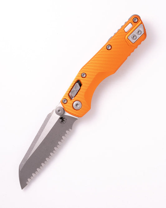 MSI® Mini Ram-Lok® Apocalyptic® Full Serrated Fluted Aluminum Orange (210M-12APFLOR)