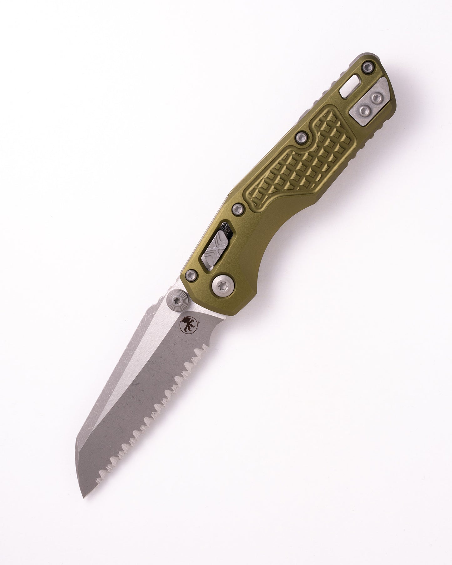 MSI® Mini Ram-Lok® Apocalyptic® Full Serrated Frag Aluminum OD Green (210M-12APFROD)