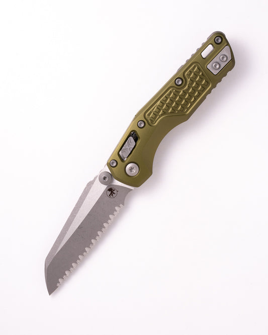 MSI® Mini Ram-Lok® Apocalyptic® Full Serrated Frag Aluminum OD Green (210M-12APFROD)
