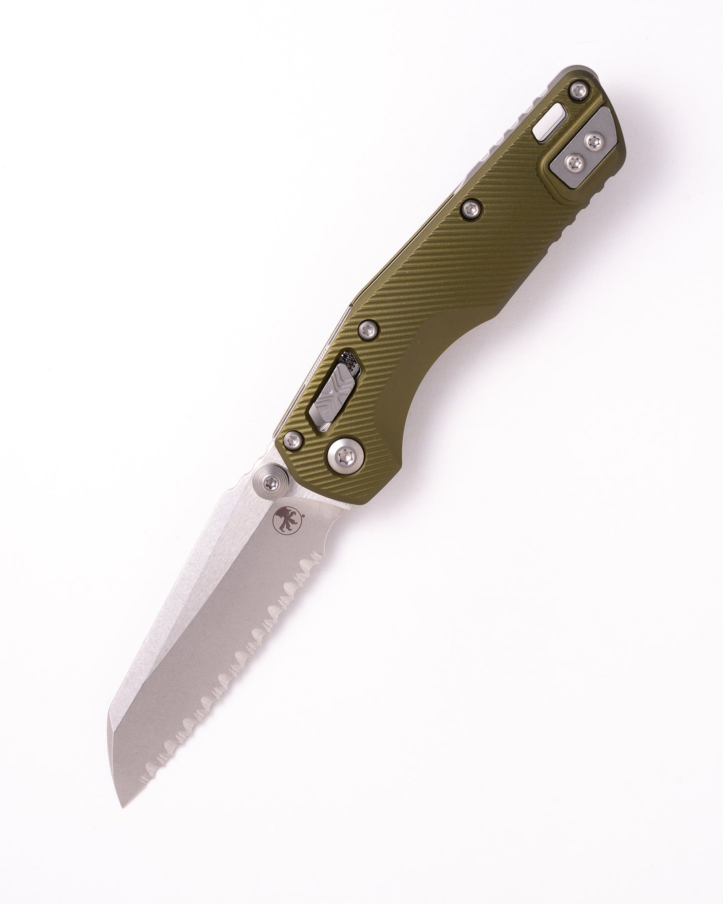 MSI® Mini Ram-Lok® Stonewash Full Serrated Fluted Aluminum OD Green (210M-12FLOD)