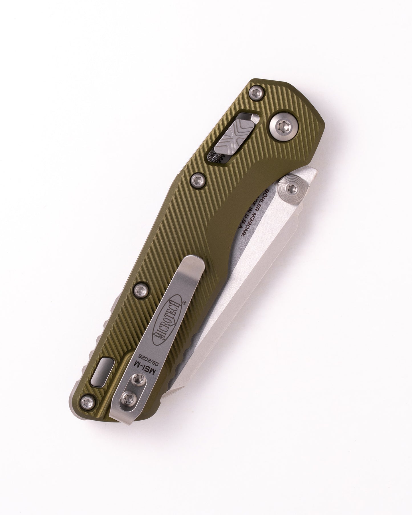 MSI® Mini Ram-Lok® Stonewash Full Serrated Fluted Aluminum OD Green (210M-12FLOD)