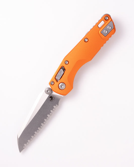 MSI® Mini Ram-Lok® Stonewash Full Serrated Fluted Aluminum Orange (210M-12FLOR)