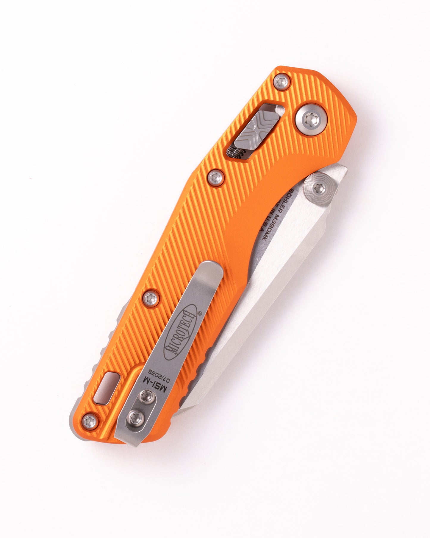 MSI® Mini Ram-Lok® Stonewash Full Serrated Fluted Aluminum Orange (210M-12FLOR)