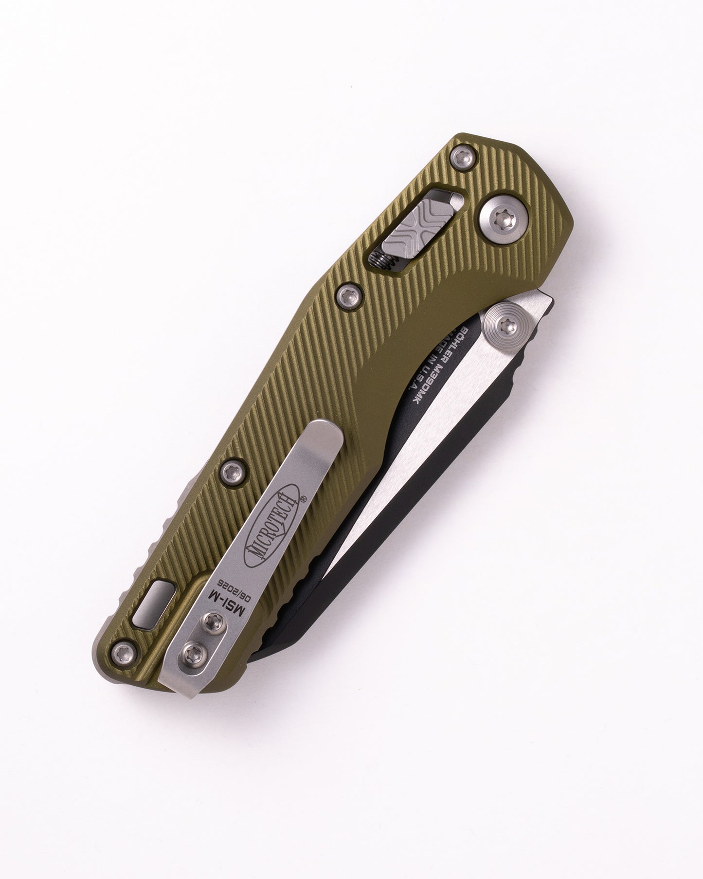 MSI® Mini RAM-LOK® Black Partial Serrated Fluted Handle Aluminum OD Green (210M-2FLOD)