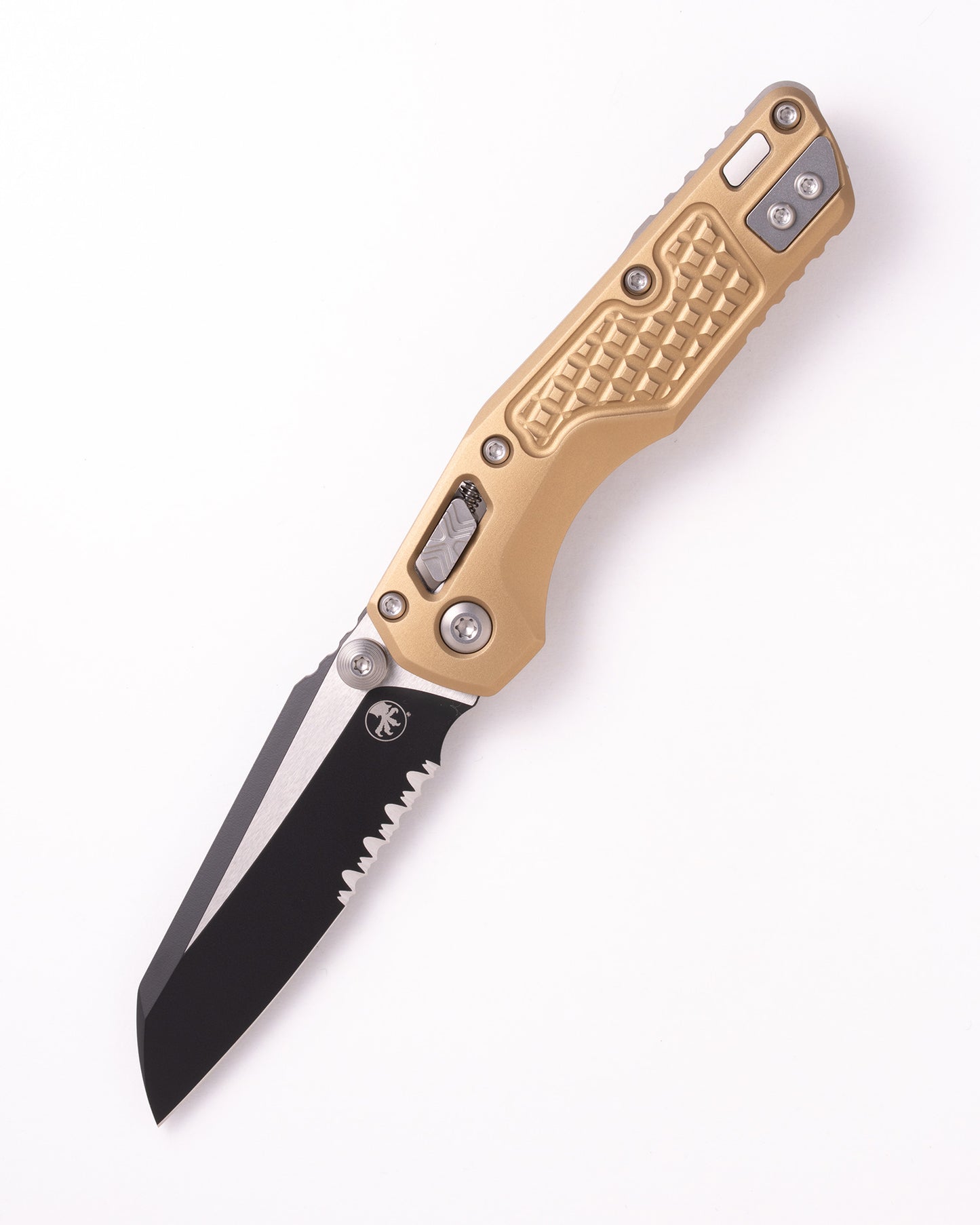 MSI® RAM-LOK® Mini Black Partial Serrated Standard Frag Aluminum TAN (210M-2FRTA)