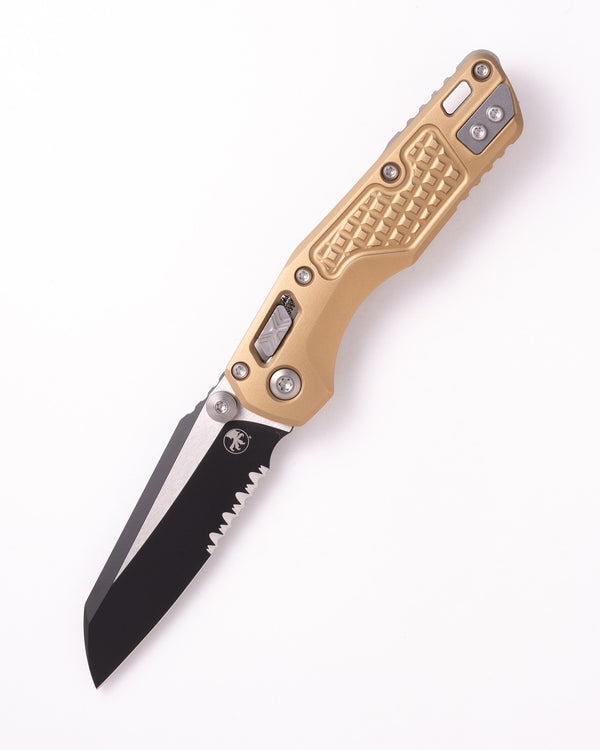 MSI® RAM-LOK® Mini Black Partial Serrated Standard Frag Aluminum TAN (210M-2FRTA)