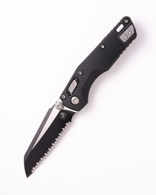 MSI® Mini RAM-LOK® Black Full Serrated Fluted Handle Aluminum TACTICAL (210M-3FL)