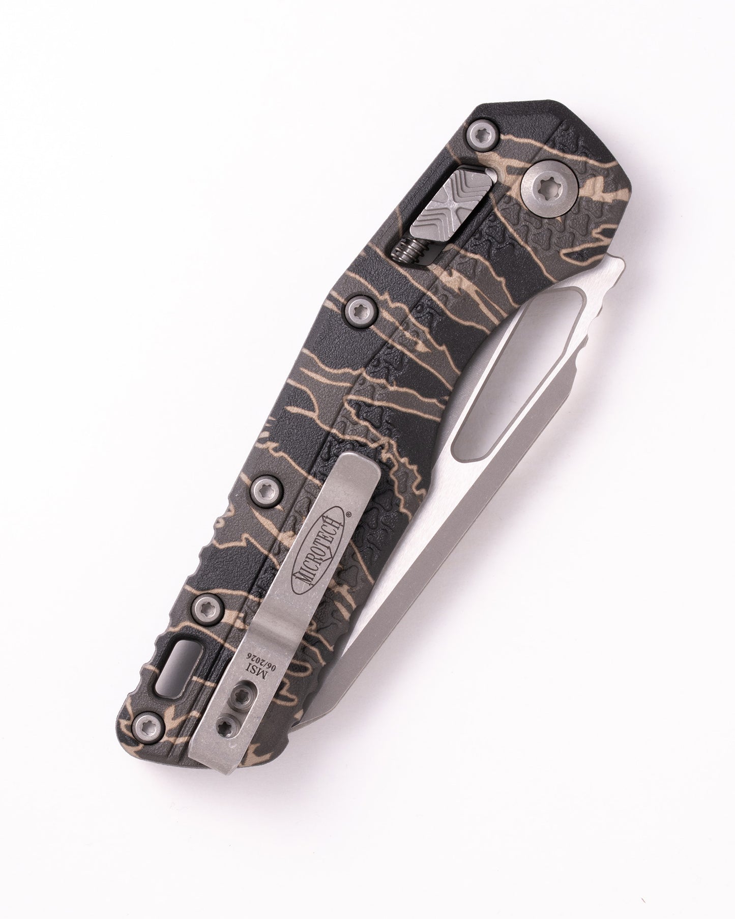 MSI® S/E APOCALYPTIC® PARTIAL SERRATED POLYMER TIGER STRIPE CAMO (210T-11APPMTSC)