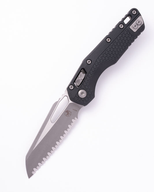 MSI® S/E Tri-Grip Injection Molded Black Apoc Full Serrate (210T-12APPMBK)