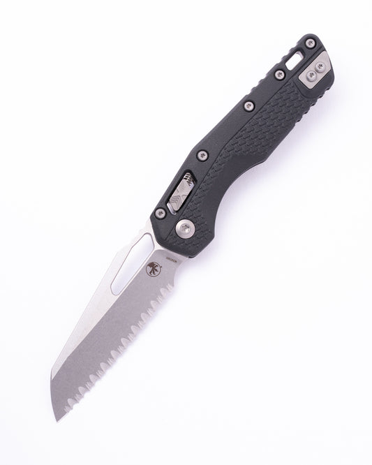 MSI® S/E Tri-Grip Injection Molded Black Stonewash Full Serr (210T-12PMBK)
