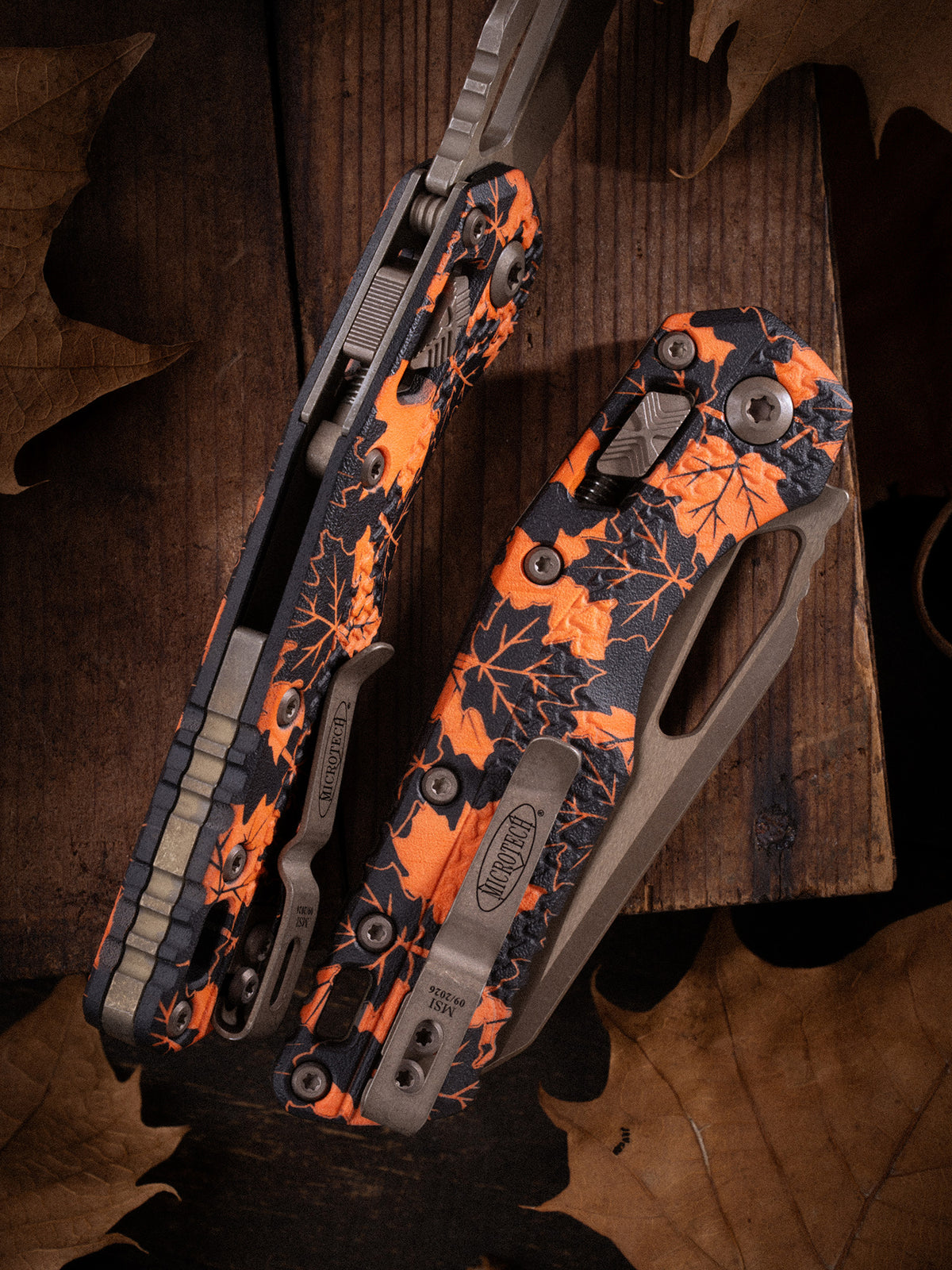 MSI® S/E Apocalyptic® Tri-Grip Polymer Orange Leaves Bronzed (210T-13APPMOL)