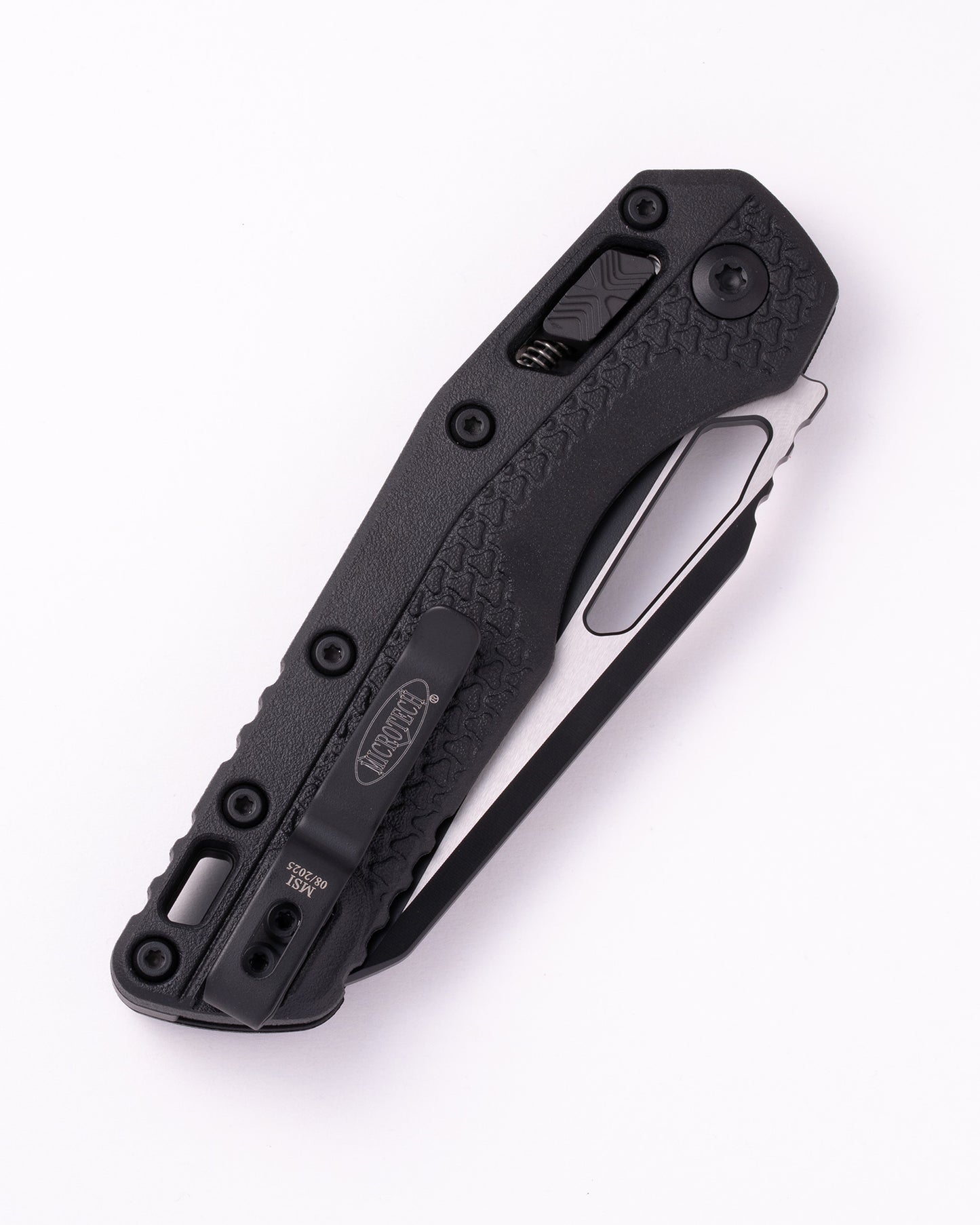 MSI® S/E Tri-Grip Black Injection Molded Black Blade with Bead Blast Hardware Part Serrate (210T-2PMBK)