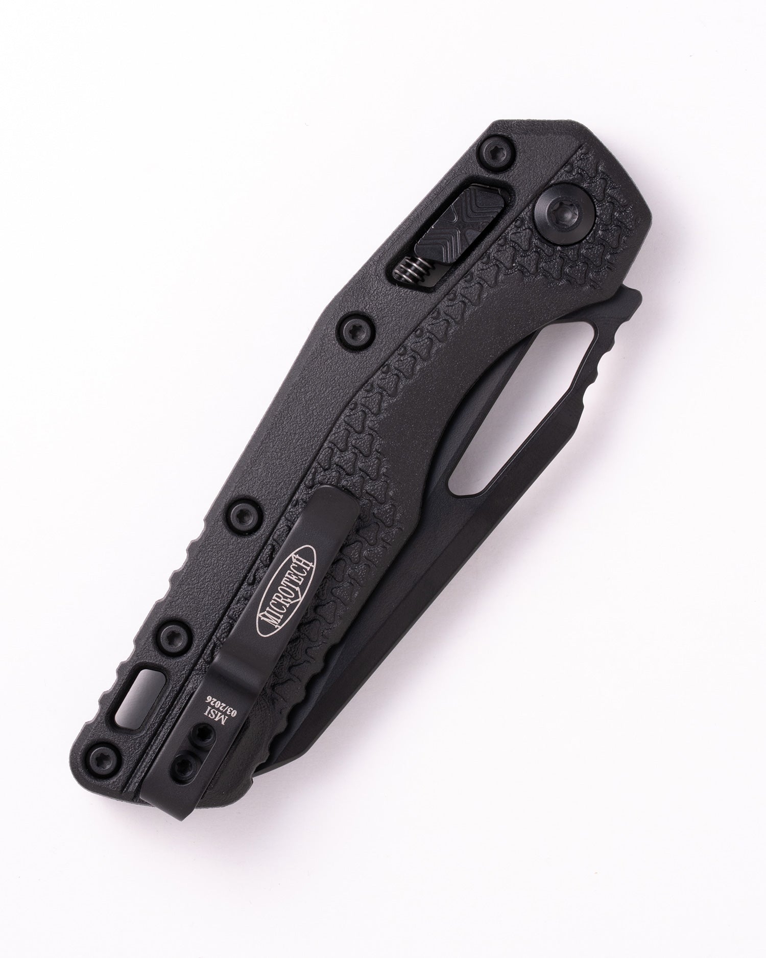 MSI® S/E Full Serrated Tri-Grip Polymer Black Tactical (210T-3TPM