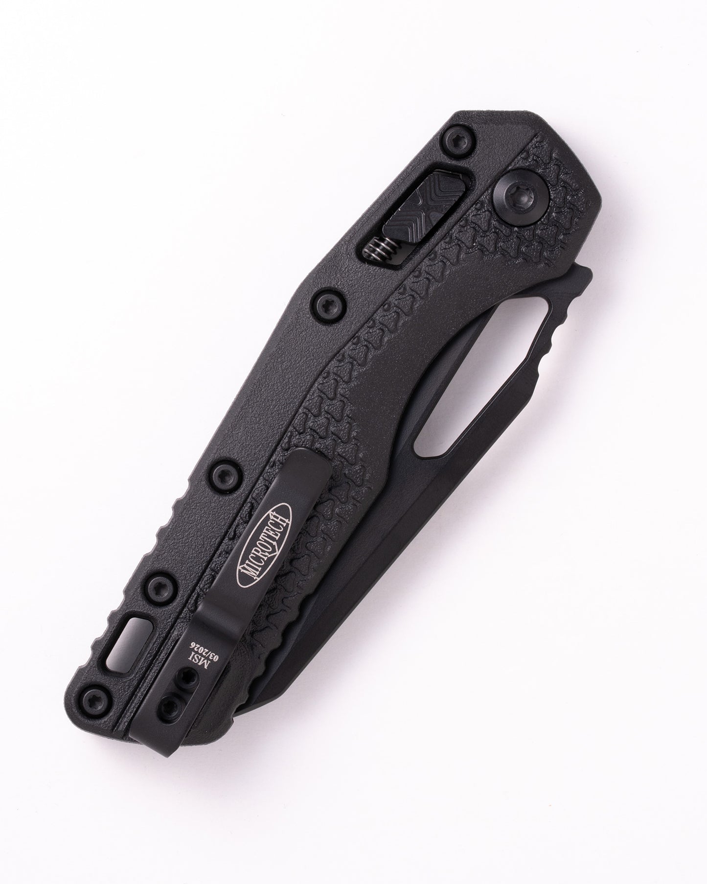 MSI® S/E Full Serrated Tri-Grip Polymer Black Tactical (210T-3TPM)