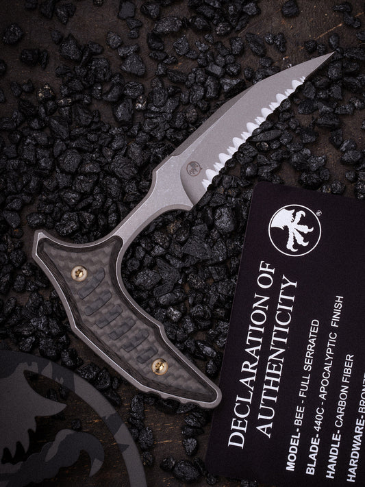 Bee Marfione Select Apocalyptic® Carbon Fiber Full Serrated Bronze Titanium (218-12APMS4)