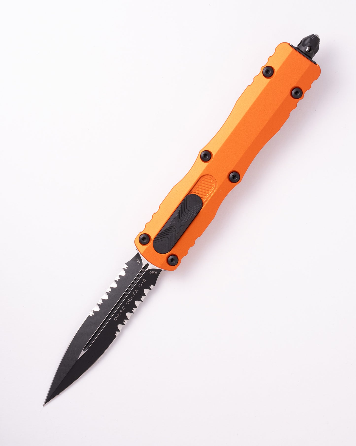 DIRAC® DELTA D/E BLACK PARTIAL SERRATED ORANGE (227-2OR)