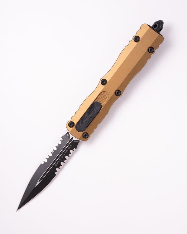 Dirac Delta D/E Black Part Serrate Tan (227-2TA)