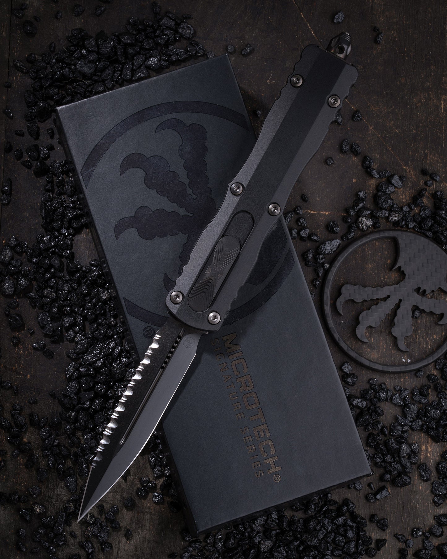 DIRAC DELTA D/E FULL SERRATE DLC SHADOW SIGNATURE SERIES (227-3DLCTSH)