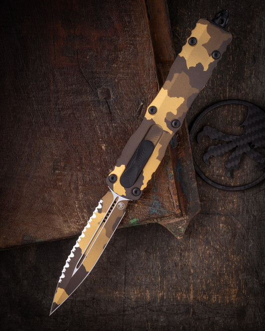DIRAC® DELTA D/E SIGNATURE SERIES FULL SERRATED GOLD CAMO (227-3GCS-Z4)