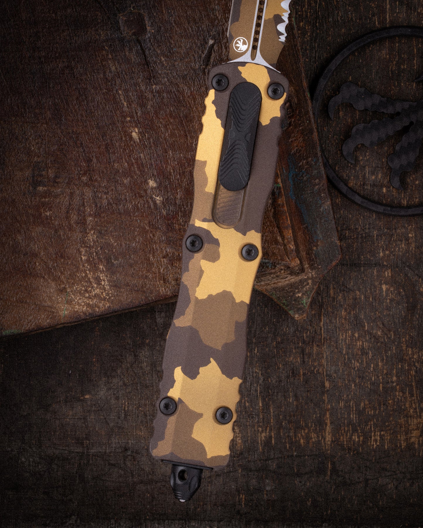 DIRAC® DELTA D/E SIGNATURE SERIES FULL SERRATED GOLD CAMO (227-3GCS-Z4)