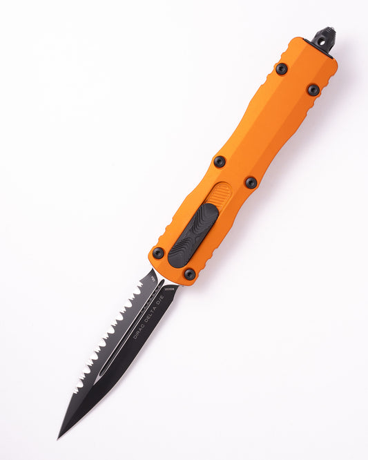 DIRAC® DELTA D/E BLACK FULL SERRATED ORANGE TANGERINE (227-3OT)