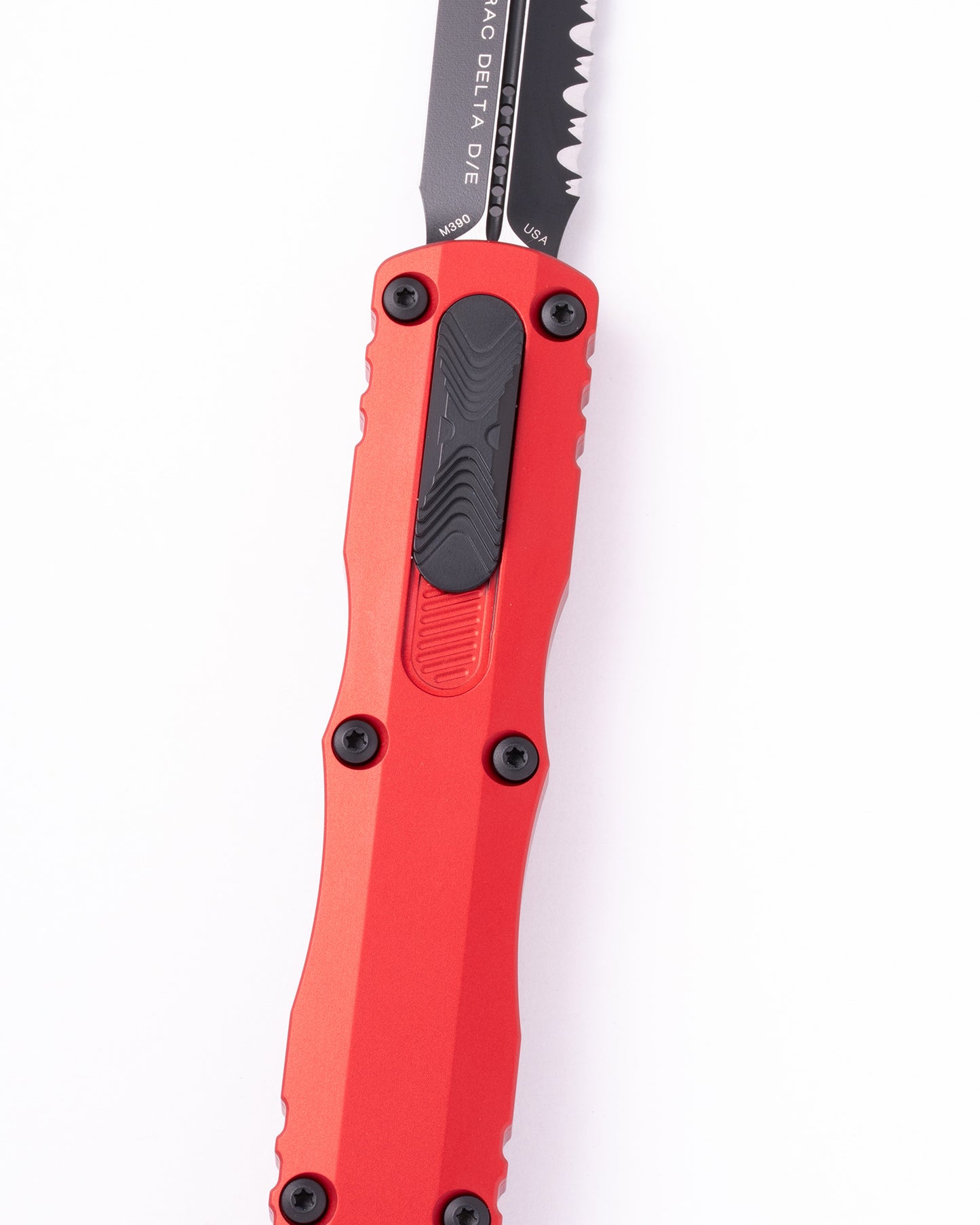DIRAC DELTA D/E BLACK FULL SERRATE RED (227-3RD)