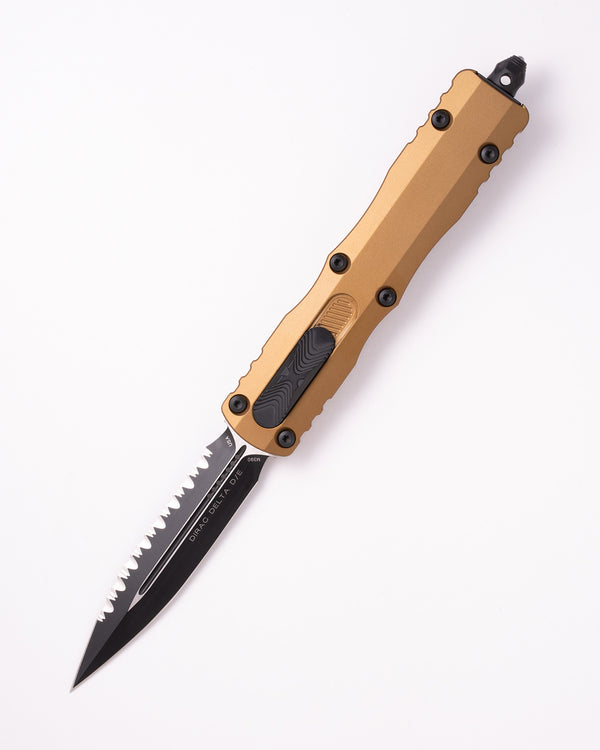 Dirac Delta D/E Black Part Serrate Tan (227-3TA)