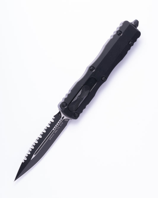 Dirac Delta D/E Black Full Serrated Tactical (227-3T) FACTORY SECOND