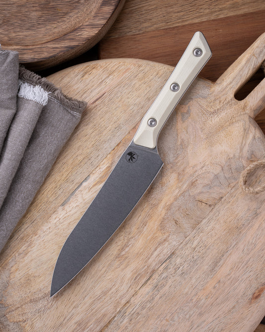 Utility Knife Stonewash Standard Ivory G-10 (3400-10IV)