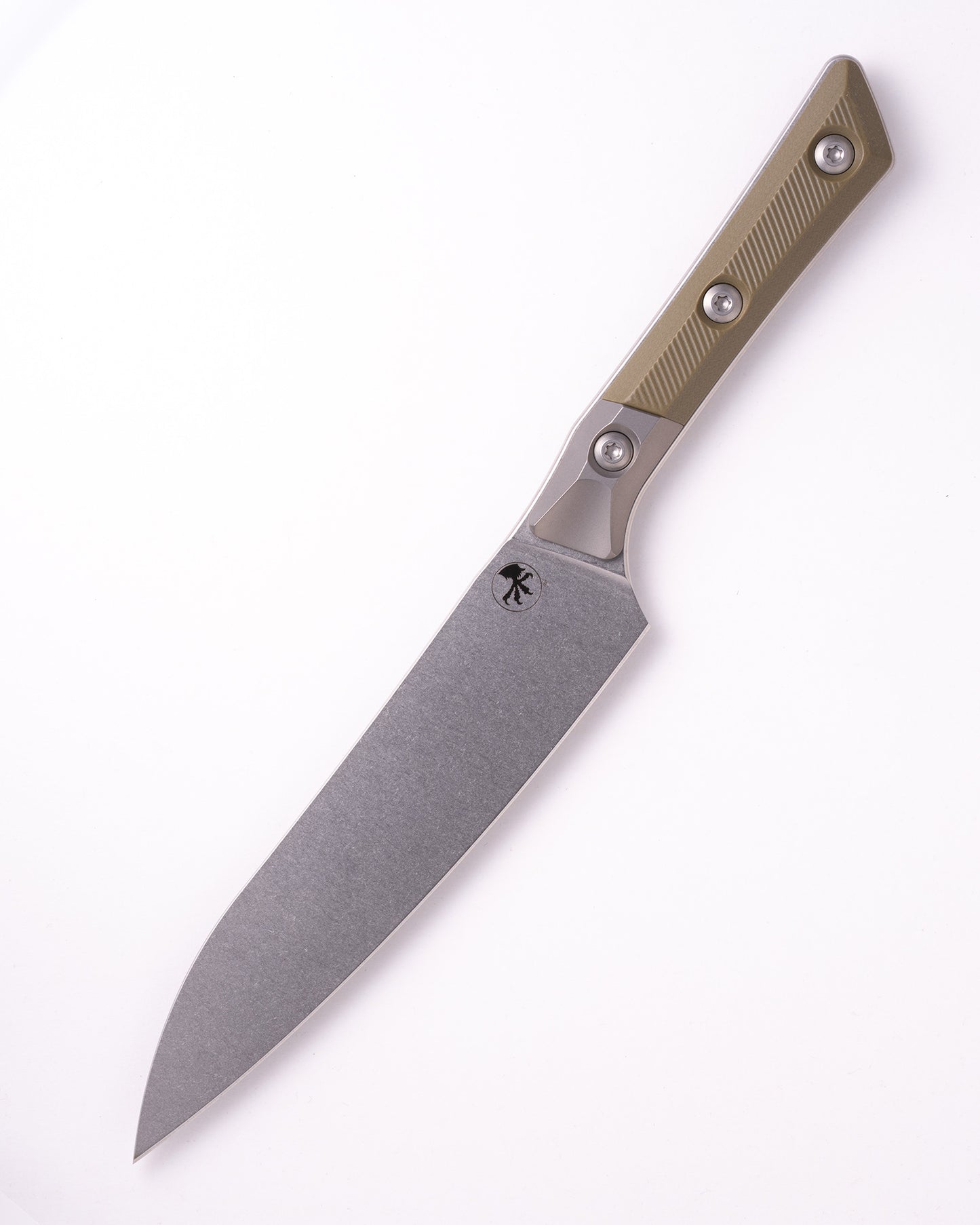 Utility Knife Stonewash Standard Bolster OD Green G-10 (3400B-10OD)