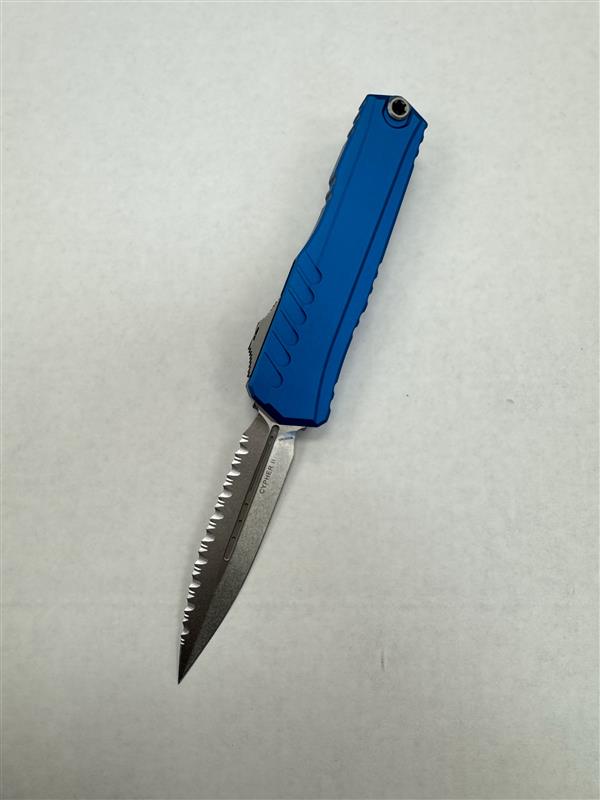 CYPHER II D/E STONEWASH FULL SERRATE BLUE (1242-12BL) FACTORY SECOND