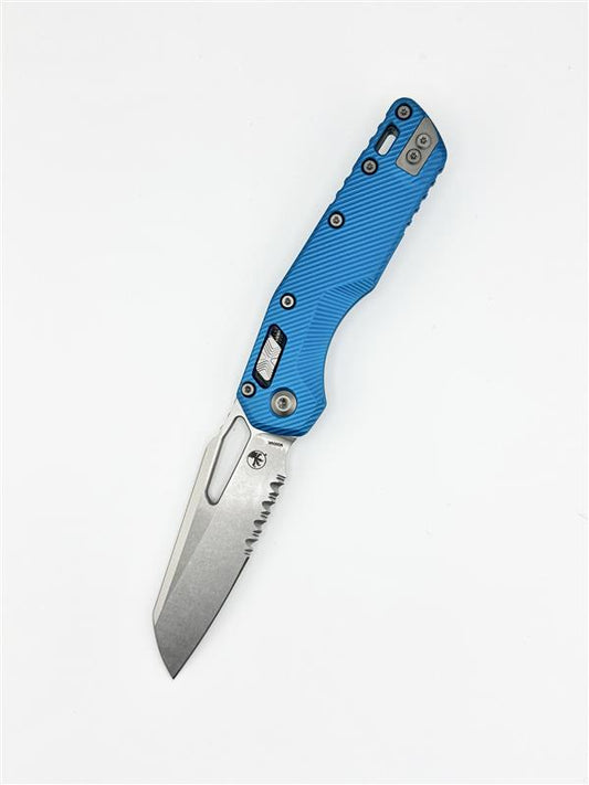 MSI® S/E STONEWASH PART SERRATE FLUTED ALUMINIUM BLUE (210-11FLBL)