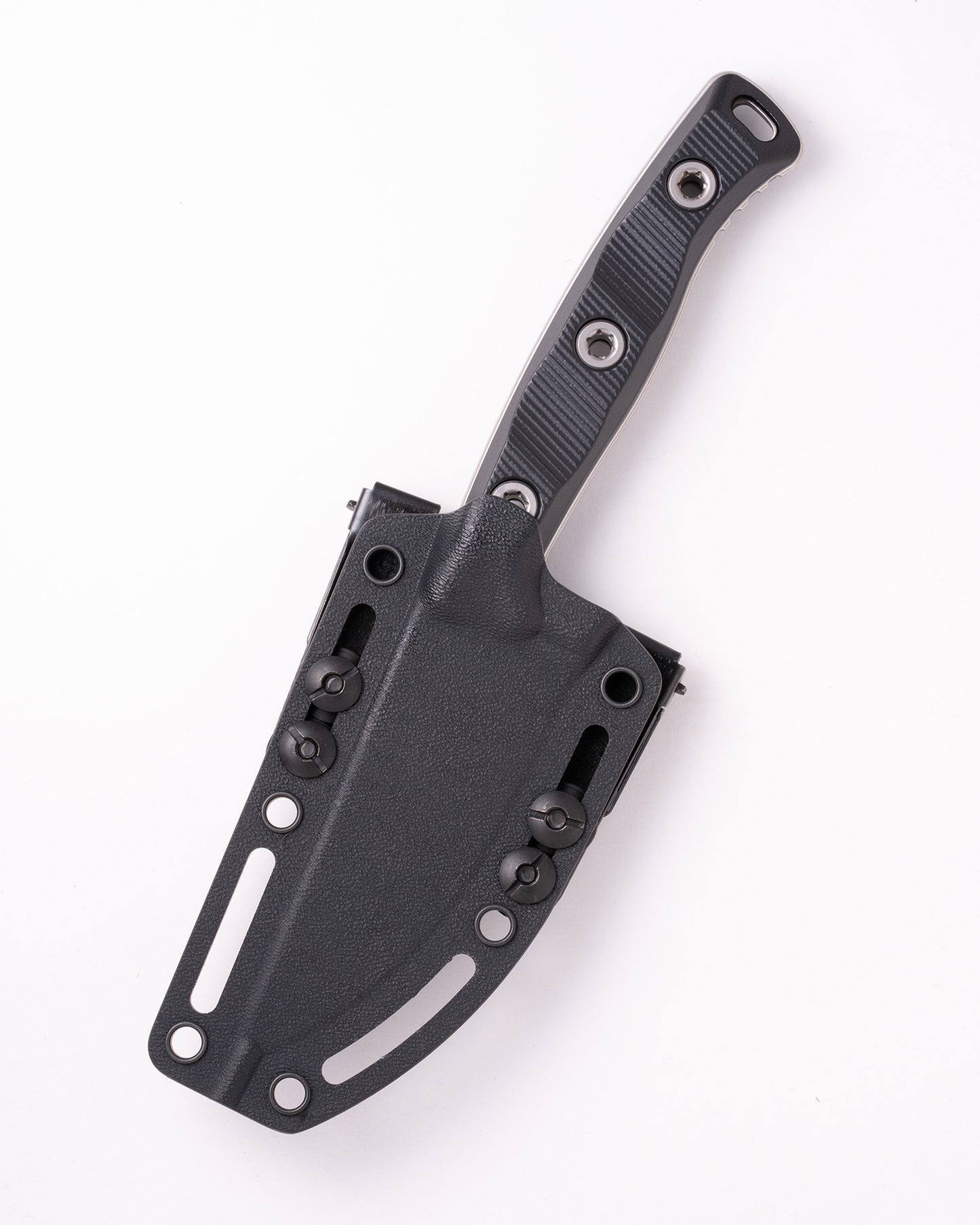 Akris Stonewash Standard G-10 Black with Black Kydex Sheath (95-10BK-5)