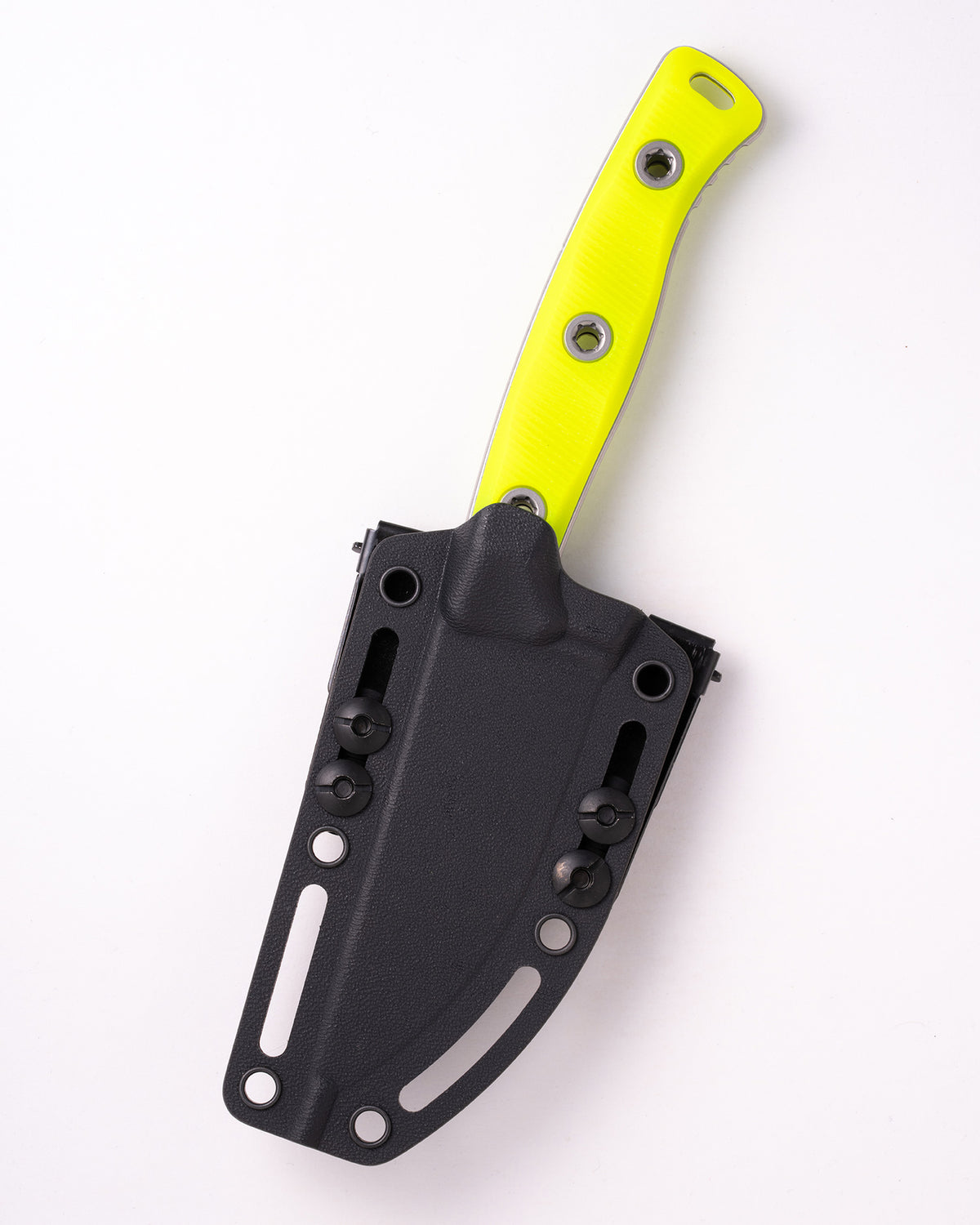 Akris Stonewash Standard G-10 High Visibility with Black Kydex Sheath (95-10HV-5)