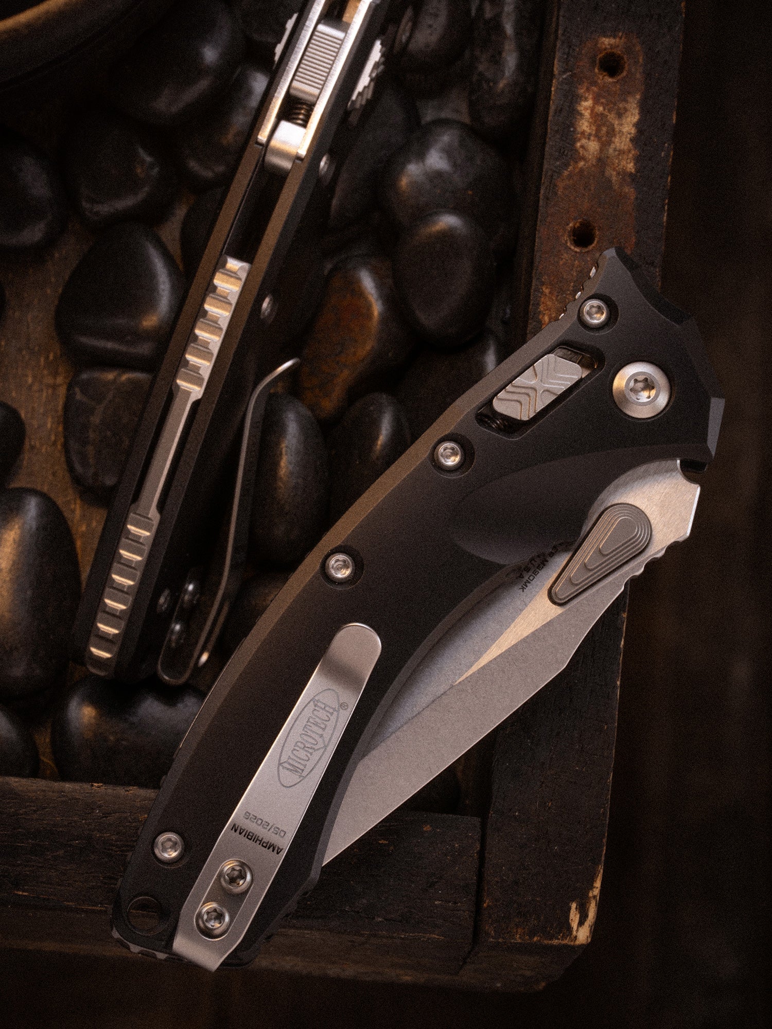 Amphibian® Mini RAM-LOK® Stonewash Standard Slab Aluminum Black