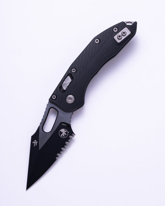 STITCH S/E RAM - LOK BLK PAINTED BLADE FLUTED G-10 BLACK PART SERR (169RL-2FLGTBK)