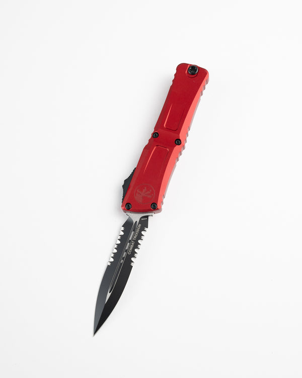 Combat Troodon® D/E Gen III Red Partial Serrated (1142-2RD)