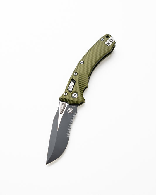 Amphibian® - RAM-LOK™ S/E Fluted OD Green Apocalyptic® Partial Serrated (137RL-11APFLOD)