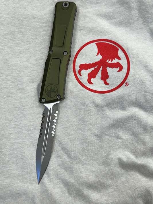 Combat Troodon LT Gen III D/E Apocalyptic Partial Serrate OD Green (1142-11APOD)